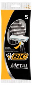 Средства для бритья BIC Одноразовые бритвы мужские 1 лезвие BIC Metal (MPL191472)