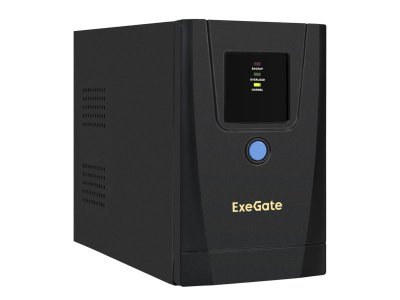 Источник бесперебойного питания Exegate UNB-650.LED.AVR.1SH.2C13 (EX292767RUS)