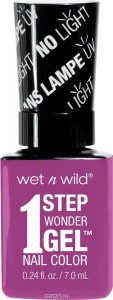 Лак для ногтей Wet n Wild 1 Step WonderGel™ Nail Color 727A (Цвет 727A Bye Feluschia! variant_hex_name B72B8B) (6868)