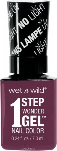 Лак для ногтей Wet n Wild 1 Step WonderGel™ Nail Color 734A (Цвет 734A Under My Plum variant_hex_name 72214A) (6868)