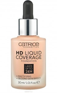 Тональная основа Catrice HD Liquid Coverage Foundation 020 (Цвет 020 Rose Beige variant_hex_name F1C6A7) (1444)