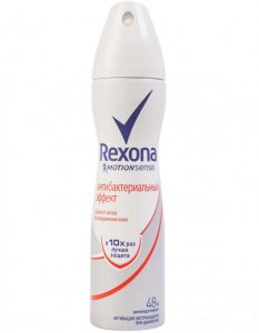 Дезодорант-спрей REXONA Антиперспирант-дезодорант аэрозоль усиленная защита Активный контроль антибактериальный эффект для женщин (RXN025730)