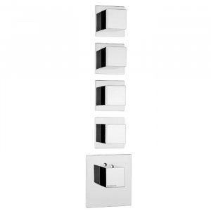 Смеситель для душа BOSSINI Cube Outlets Z032208.030 с термостатом Хром