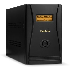 Источник бесперебойного питания Exegate SpecialPro Smart LLB-1000.LCD.AVR.C13.RJ.USB