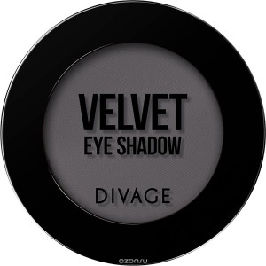 Тени для век DIVAGE Velvet 01 (Цвет 7301 variant_hex_name 666165) (1483)