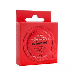 Маска для лица Cafe Mimi Теплая маска для лица Глубокое увлажнение клубника (MPL028580)