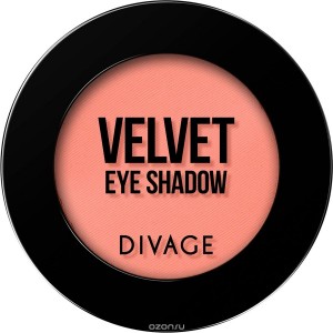 Тени для век DIVAGE Velvet 21 (Цвет 7321 variant_hex_name FB8176) (1483)