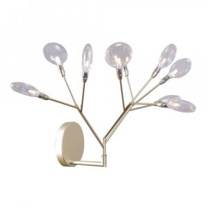 Настенный светильник Crystal Lux Evita AP9 Gold Transparent Прозрачный Золото (EVITA AP9 GOLD/TRANSPARENT)