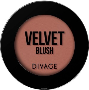 Румяна DIVAGE Velvet 06 (Цвет 8706 variant_hex_name A46254) (1483)