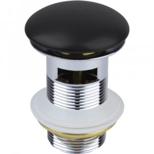 Донный клапан Bronze De Luxe 1001/1B click-clack Черный