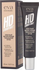 Тональная основа Eva Mosaic HD Comfort 04 (Цвет 04 Медово-бежевый variant_hex_name D2A98B) (9206)