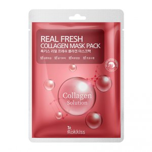 Маска для лица ROKKISS Маска для лица REAL FRESH с коллагеном (восстанавливающая) (MPL261121)