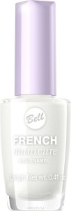 Лак для ногтей Bell French Manicure Nail Enamel 1 (Цвет 01 Белый variant_hex_name FFFFFF) (9162)