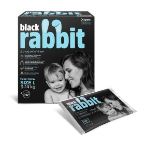 Подгузники Black Rabbit Подгузники на липучках, 9-14 кг, L (MPL068088)