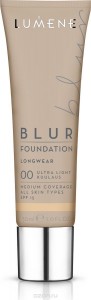 Тональная основа Lumene Blur Foundation Longwear SPF 15 00 (Цвет 00 Ultra Light variant_hex_name F3C9A1) (1607)