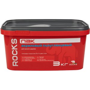 Акриловый лак для камня и дерева ROCKS 038