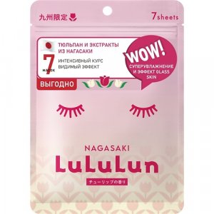 Маска для лица LULULUN Маска для лица суперувлажняющая «Тюльпан из Нагасаки» (LLN258972)