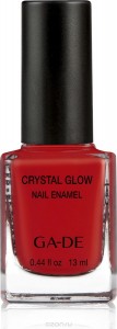 Лак для ногтей GA-DE Crystal Glow Nail Enamel 423 (Цвет 423 Ravishing Red variant_hex_name CD1A1E) (9208)