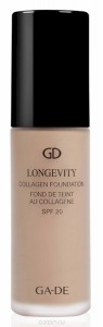Тональная основа GA-DE Longevity Collagen Foundation SPF 20 500 (Цвет 500 Ivory Beige variant_hex_name C8AD98) (9208)