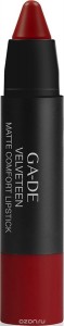 Помада GA-DE Velveteen Matte Comfort Lipstick 703 (Цвет 703 Best Red variant_hex_name 611521) (9208)
