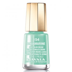 Лак для ногтей Mavala Creamy Mini Color's 154 (Цвет 154 Aquamarine variant_hex_name 8BCAB5) (6492)