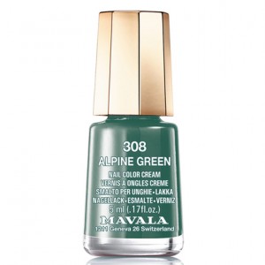 Лак для ногтей Mavala Creamy Mini Color's 308 (Цвет 308 Alpine Green variant_hex_name 3F6C60) (6492)