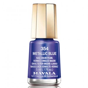Лак для ногтей Mavala Metropolitan Color's Collection 354 (Цвет 354 Metallic Blue variant_hex_name 7565A5) (6492)