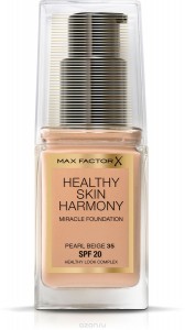 Тональная основа Max Factor Healthy Skin Harmony Miracle Foundation 35 (Цвет 35 Pearl Beige variant_hex_name dba581) (81619904)