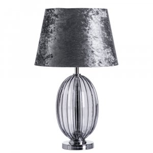 Настольная лампа Arte Lamp Beverly A5131LT-1CC Дымчатая Хром