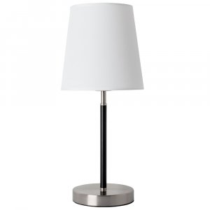 Настольная лампа Arte Lamp Rodos A2589LT-1SS Белая Сталь