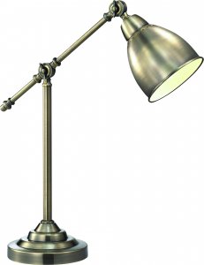 Лампа настольная Arte Lamp Braccio A2054LT-1AB Античная бронза
