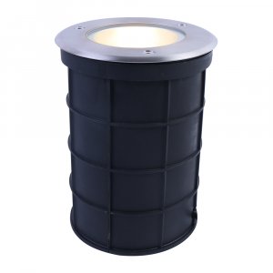 Уличный встраиваемый светильник Arte Lamp Piazza A6014IN-1SS Прозрачный Сталь