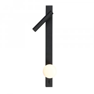 Настенный светильник Arte Lamp Joseph A2172AP-2BK Белый Черный