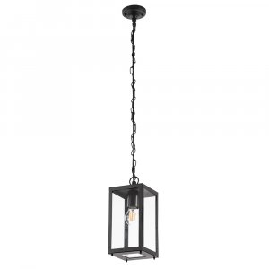 Подвесной уличный светильник BELFAST Arte Lamp Belfast A4569SO-1BK Прозрачный Черный