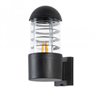 Настенный светильник Arte Lamp Coppia A5217AL-1BK Прозрачный Черный