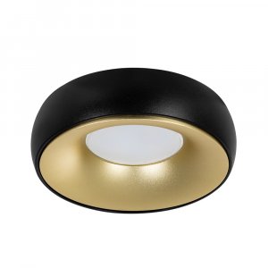 Встраиваемый светильник Arte Lamp Heze A6666PL-1BK Черный Золото