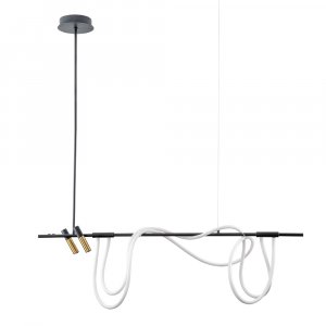 Подвесной светильник Arte Lamp Klimt A2850SP-45BK Белый Черный