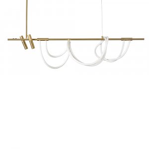 Подвесной светильник Arte Lamp Klimt A2850SP-45PB Белый Полированная медь