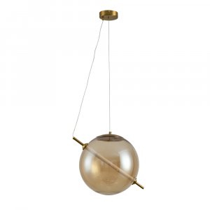 Подвесной светильник Arte Lamp Нolly A3230SP-1PB Янтарный Полированная медь