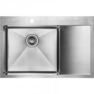 Кухонная мойка Paulmark Atlan EDGE 78 L PM777851-BSL Нержавеющая сталь