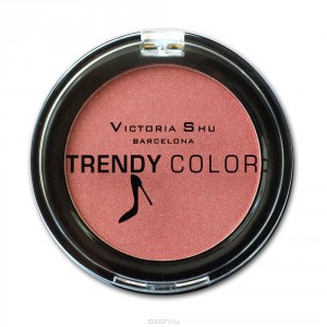 Румяна Victoria Shu Trendy Color 118 (Цвет 118 Мерцающий Персик variant_hex_name C17565) (9638)