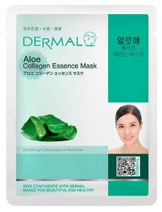 Маска для лица Dermal Тканевая маска с алоэ и коллагеном (MPL304071)