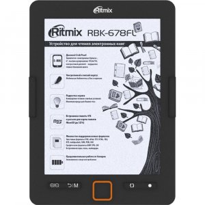 Электронная книга Ritmix RBK-678FL black (80001620)
