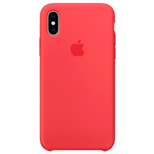 Чехол для iPhone Apple iPhone X Silicone Case Red Raspberry (MRG12ZM/A)