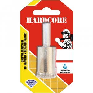 Алмазное сверло-коронка по кафелю и керамограниту HARDCORE 152014 (22643)