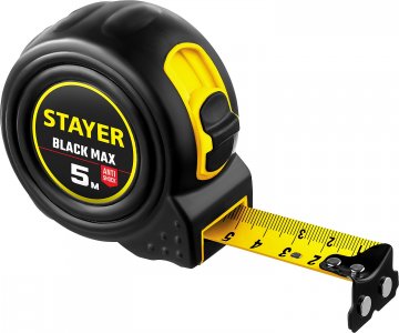 Рулетка Stayer BlackMax (3410-05-25_z02)