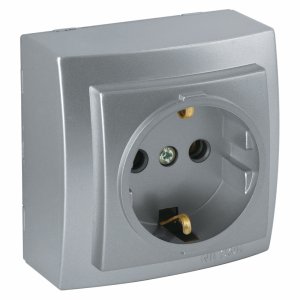 Розетка NILSON Themis metallic (26131017)