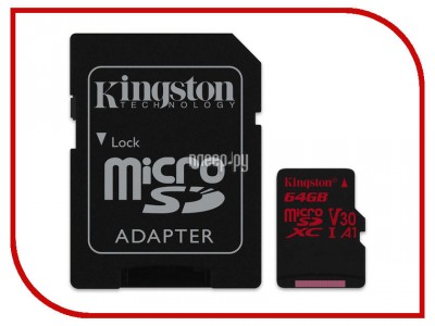 Карта памяти Kingston SDCR/64GB
