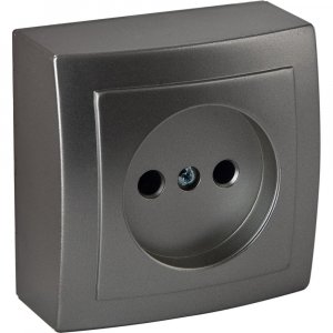 Розетка NILSON Themis metallic (26161015)