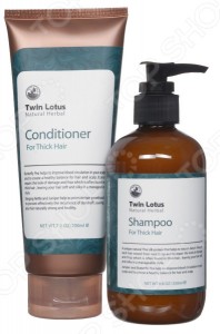 Набор: шампунь и кондиционер для жирных волос Twin Lotus Natural Herbs